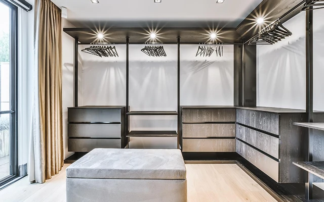 one nine one discreet luxury interior design ช่วยเลือกวัสดุ built in ตู้เสื้อผ้า