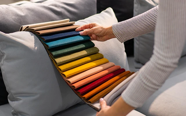 one nine one discreet luxury interior design ช่วยเลือกและออกแบบสีวัสดุหุ้มโซฟา