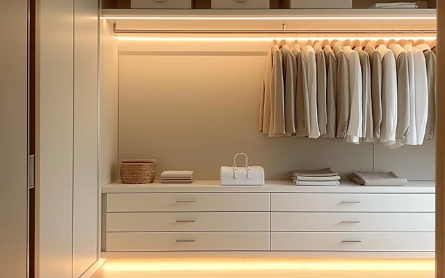 one nine one discreet luxury interior design ช่วยเลือกและออกแบบไฟในตู้เสื้อผ้า