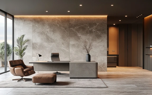 one nine one discreet luxury interior design ช่วยเลือกและออกแบบขนาดและทรงโต๊ะทำงาน