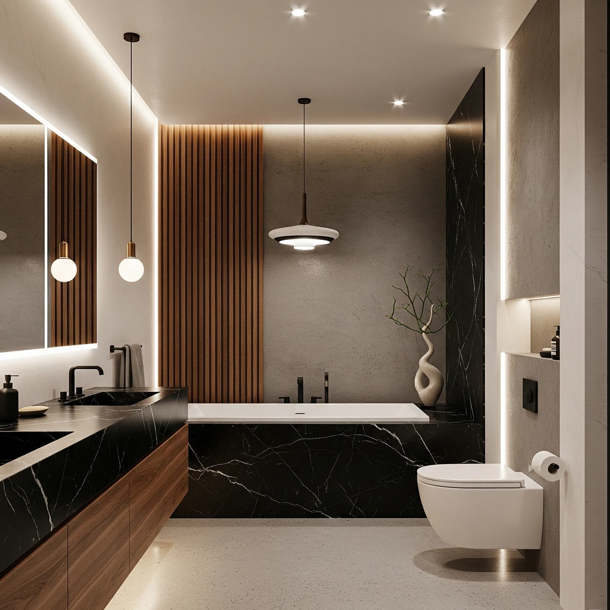 แบบห้องน้ำ modern materials