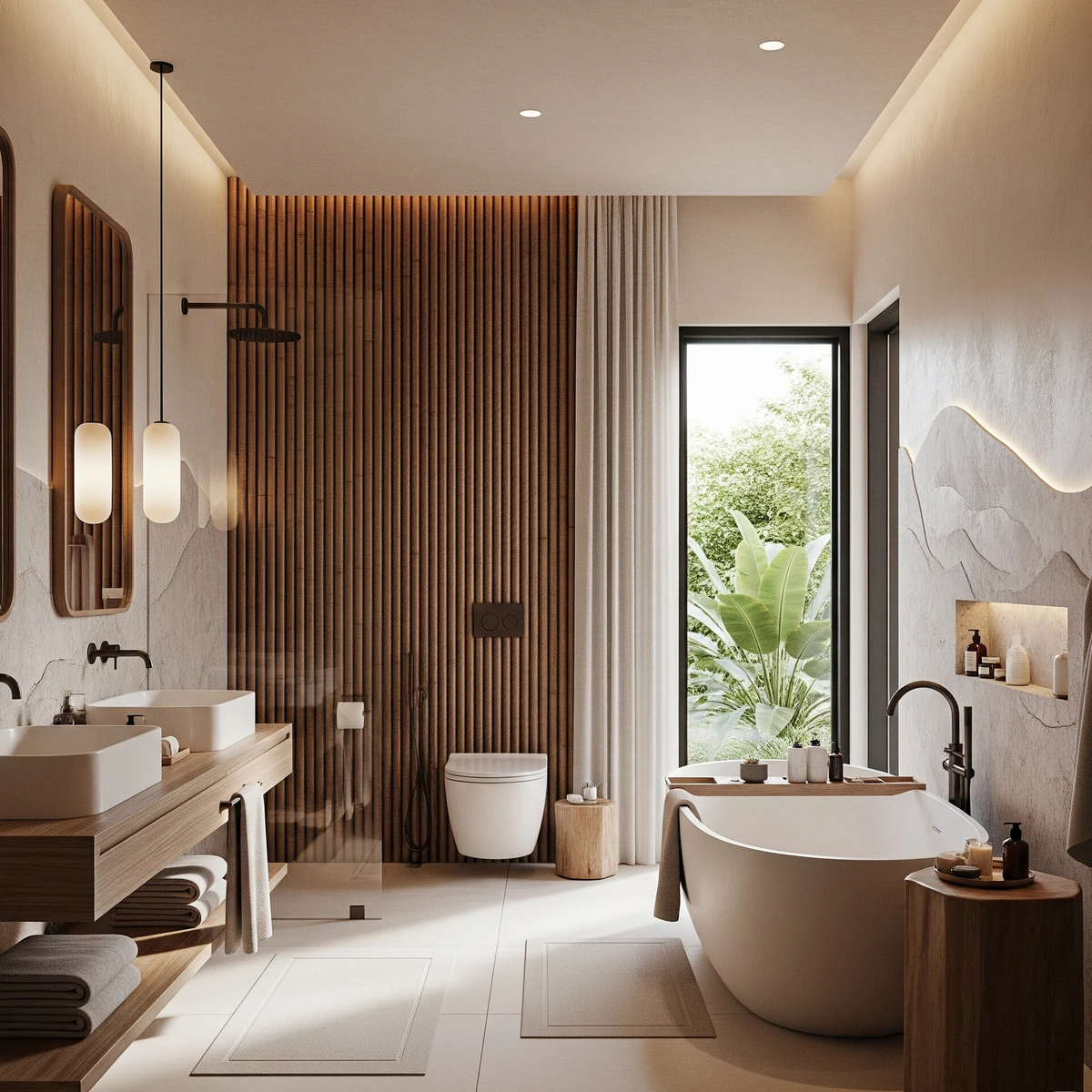 แบบห้องน้ำ modern resort