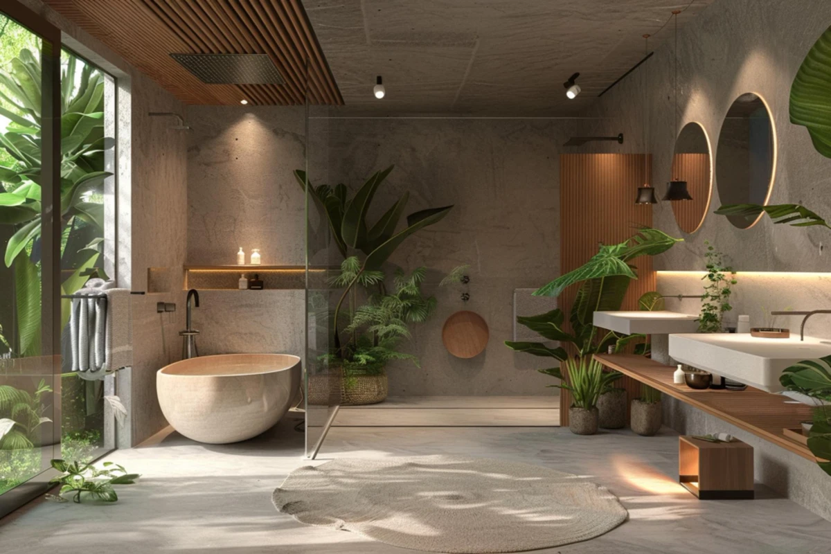 ออกแบบห้องน้ำสไตล์ modern zen