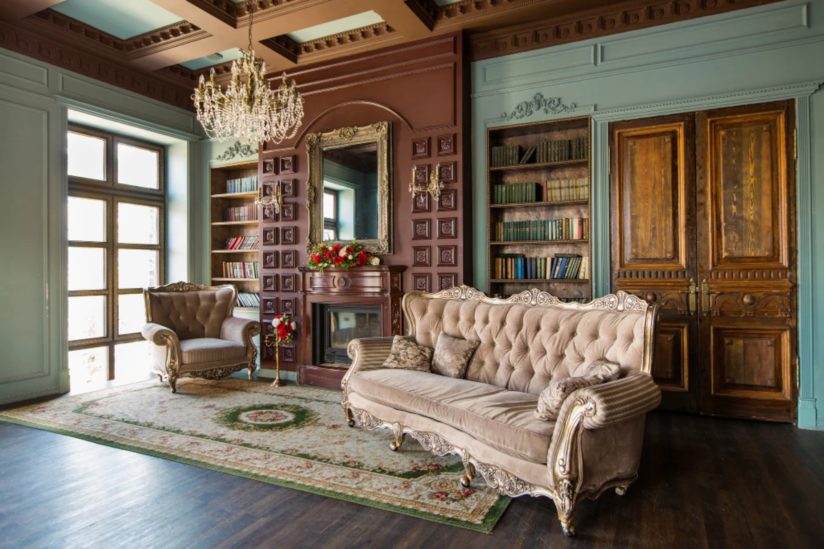 ผ้าไหมและกำมะหยี่ วัสดุตกแต่งภายในสไตล์ luxury