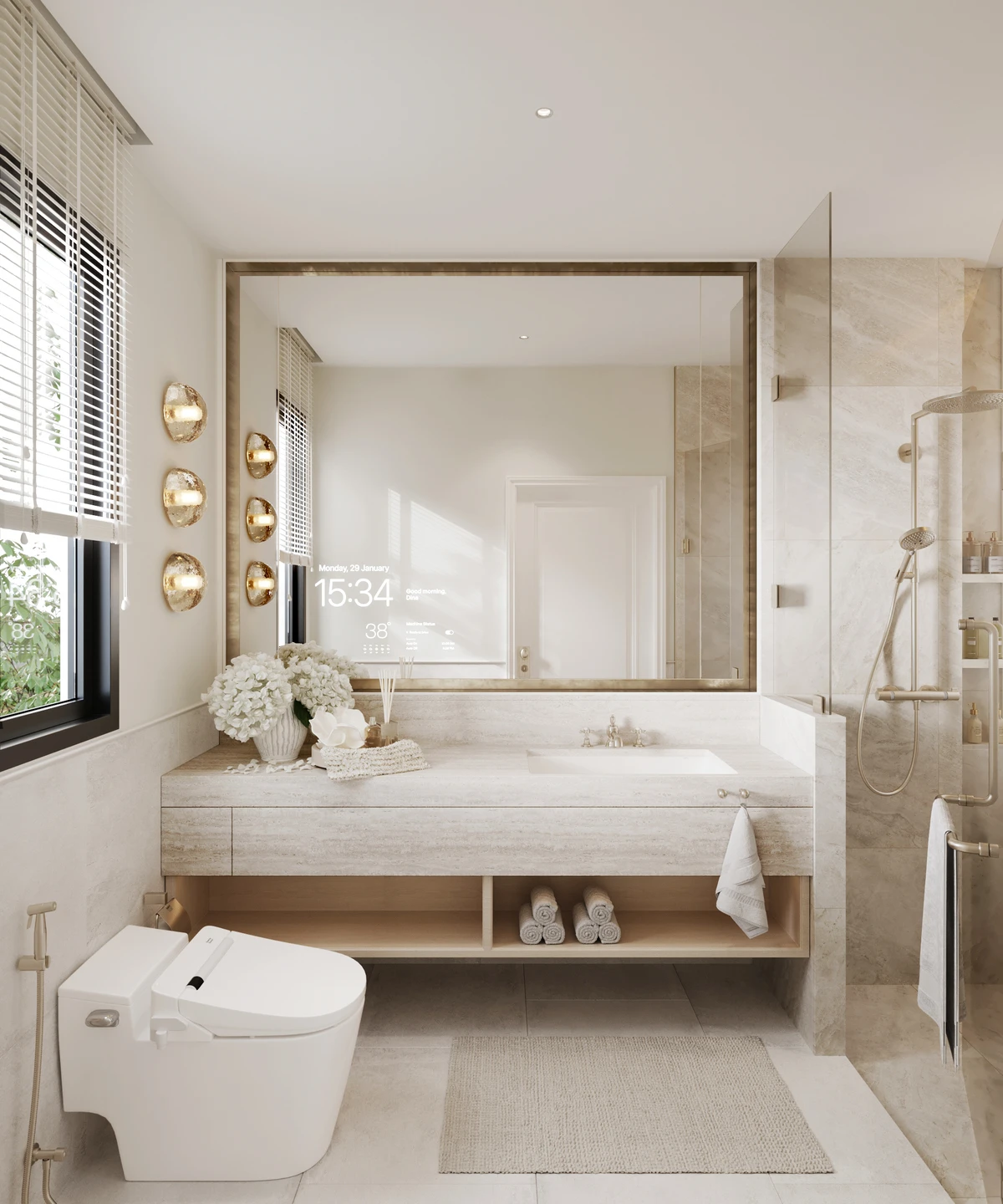 ออกแบบห้องน้ำ smart and wellness