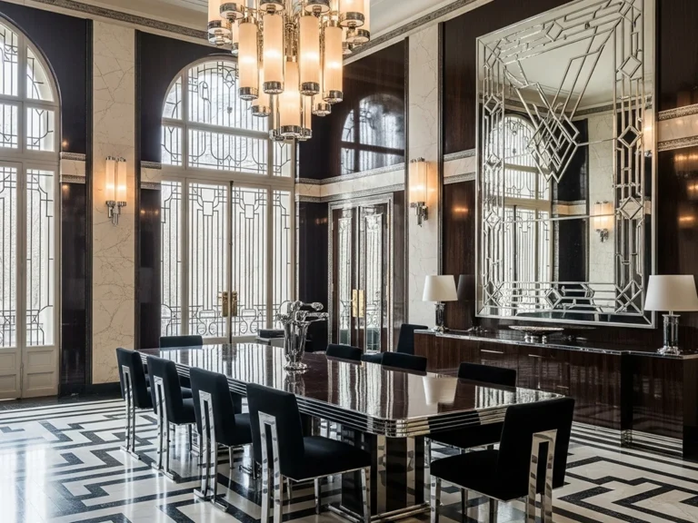art deco style การตกแต่งภายในคลาสสิคสุดหรู
