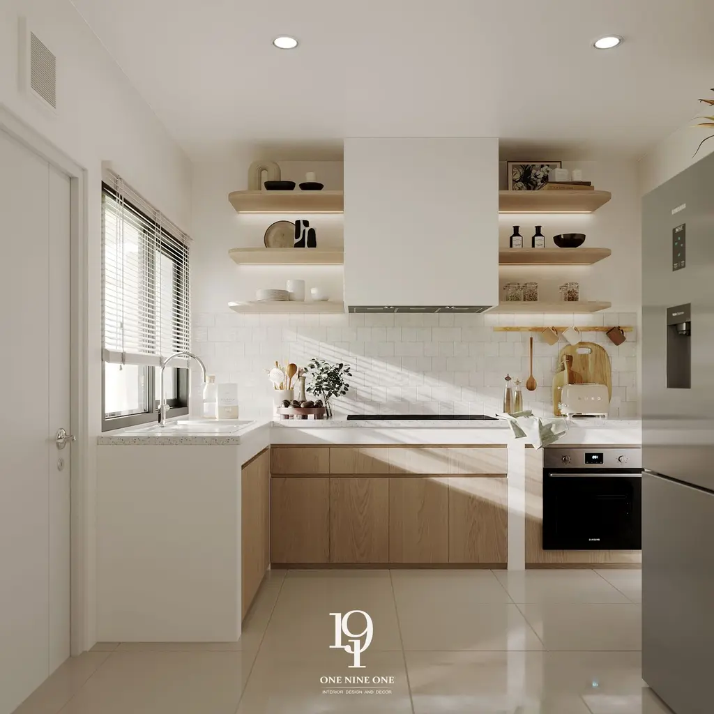 ออกแบบห้องครัวให้มีแสงเข้า ลดความอับชื้น