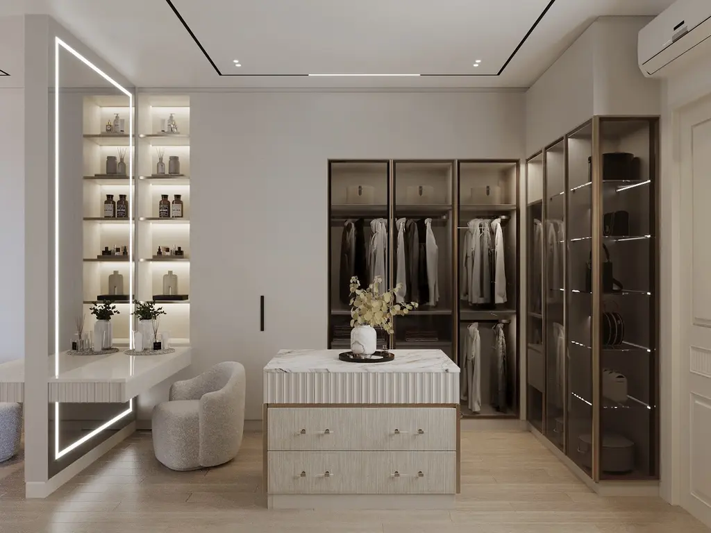 walk in closet คือ พื้นที่รวมอุปกรณ์แต่งกาย