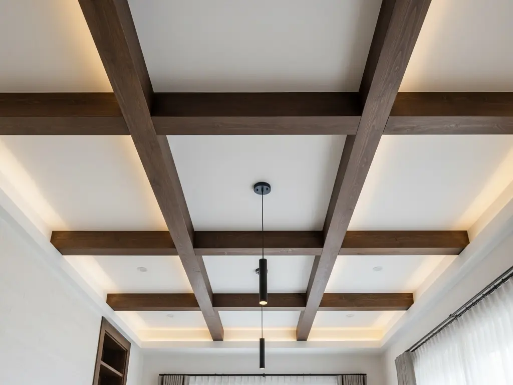 คานไม้จากวัสดุธรรมชาติ ตกแต่งบ้านอย่างอบอุ่น