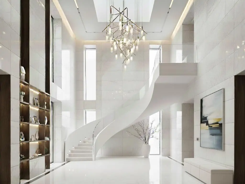 ตกแต่งห้องโถงแบบเรียบง่ายแต่เรียบหรูสไตล์ quiet luxury