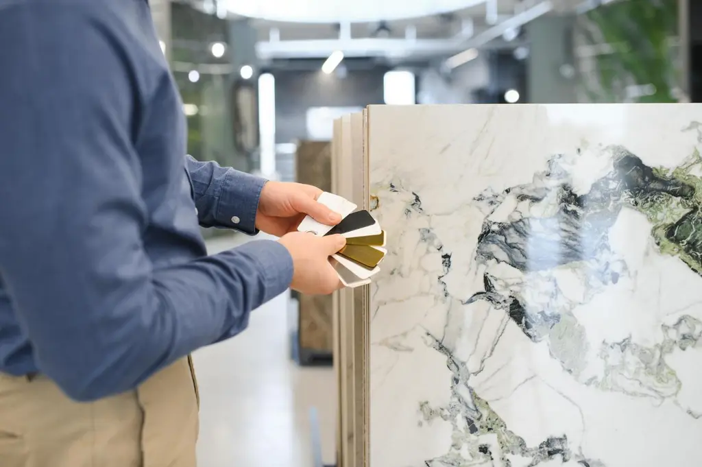 บริการ interior design material sourcing ของ one nine one คัดเลือกหินอ่อนแบบใส่ใจถึงโทนสีและพื้นผิวของบ้าน