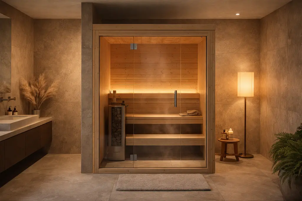 จัดวางตู้อบซาวน่าสไตล์โมเดิร์น เพิ่มบรรยากาศ home spa ในบ้าน