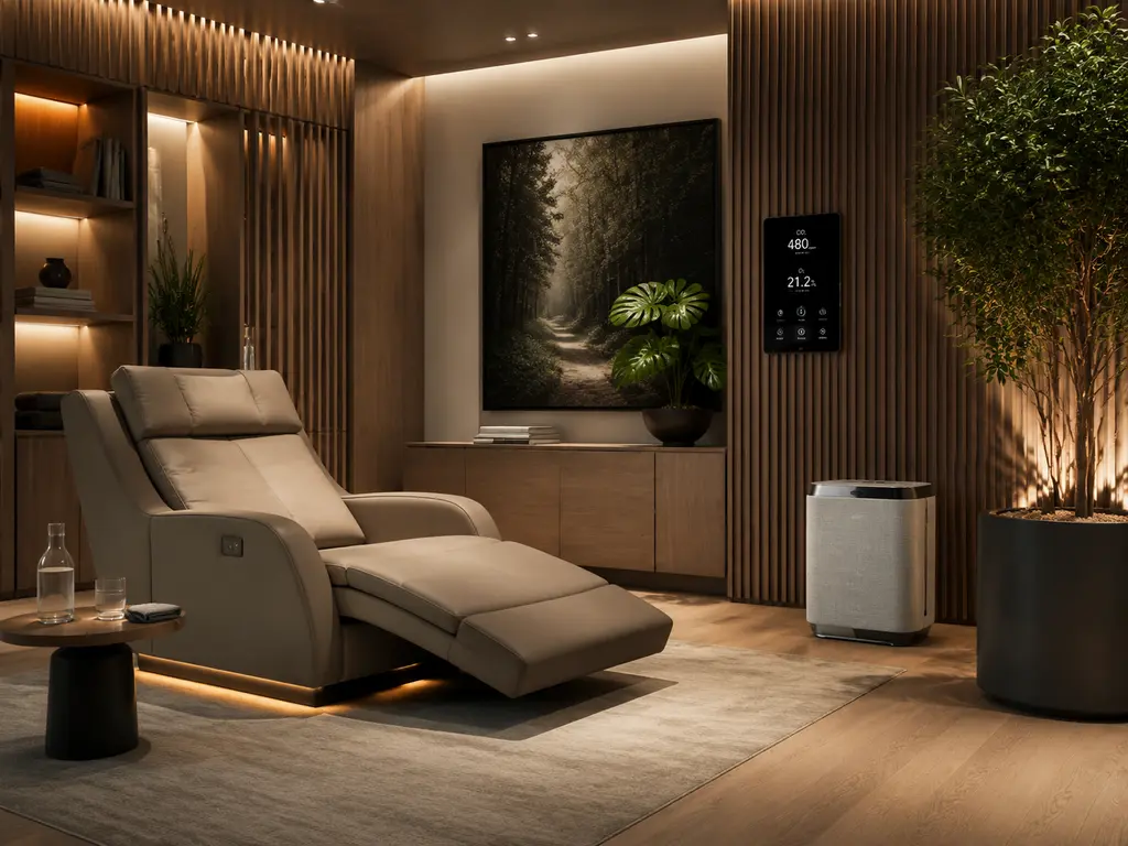 ห้องเพื่อการพักผ่อนสไตล์ discreet luxury