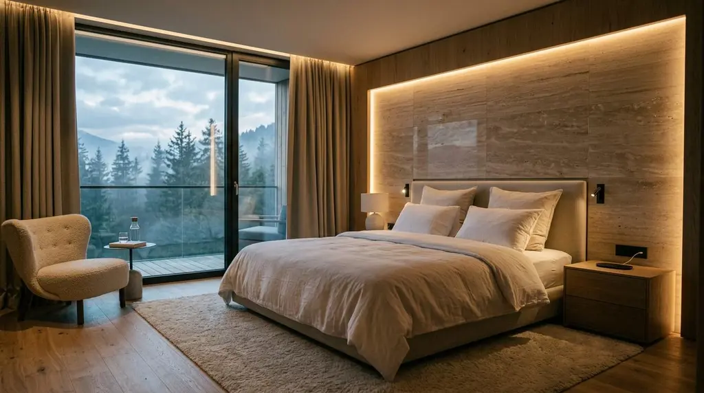 ห้องนอนหรูที่ออกแบบตามหลัก sleep wellness เพื่อประสบการณ์ชีวิตที่มีคุณภาพ