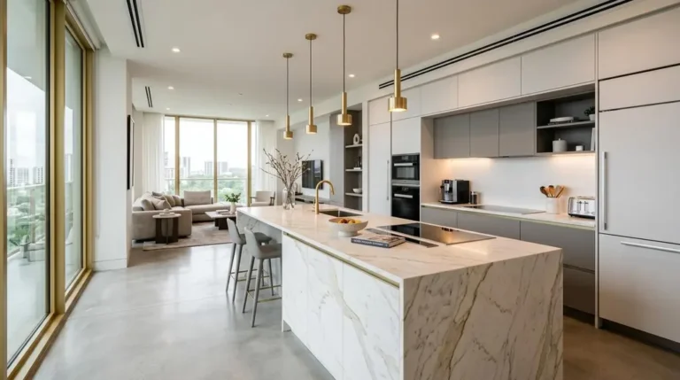 smart kitchen สไตล์โมเดิร์นที่ผสานความหรูหราและฟังก์ชันการใช้งานอย่างลงตัว