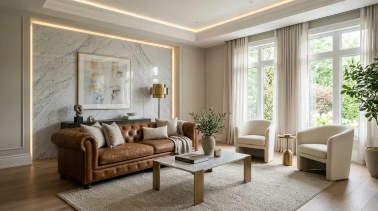 บ้านสไตล์ Luxury Interior Design ที่ตกแต่งด้วยโทนสีกลาง