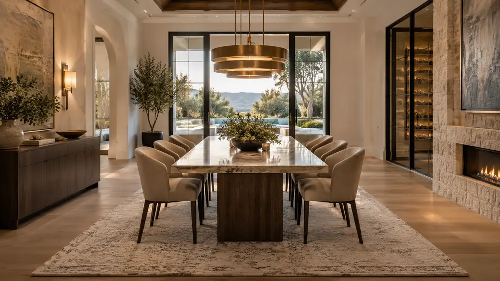 การเลือกเฟอร์นิเจอร์เข้ากับบ้านใน dining room