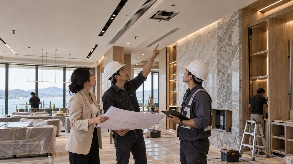 site coordination และ mep สำหรับคุมงานตกแต่งภายใน
