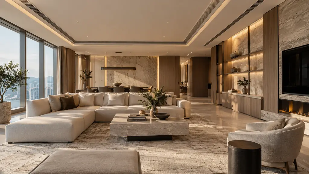 งานตกแต่งภายในบ้านหรูหลังแก้ข้อจำกัดหน้างานโดยรักษา design intent